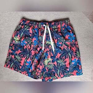Chubbies Swim Trunk With Mesh Brief Liner. Size Medium